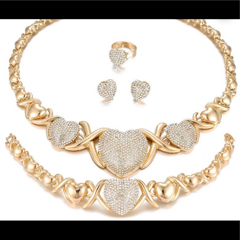 18kt gold filled set